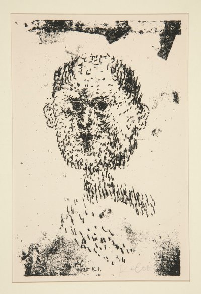 Head - Bearded Man by Paul Klee