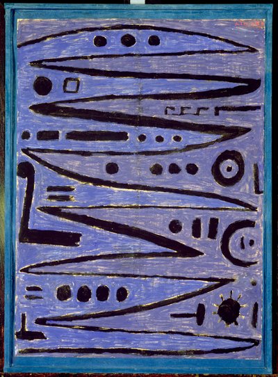 Heroic Strokes of the Bow by Paul Klee