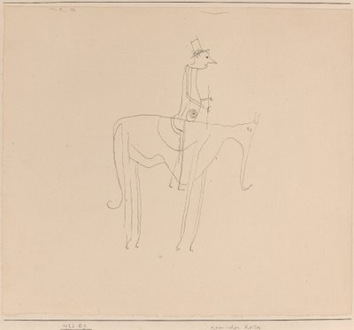 Comic Rider by Paul Klee