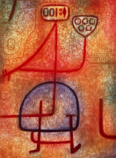 The Beautiful Gardener by Paul Klee