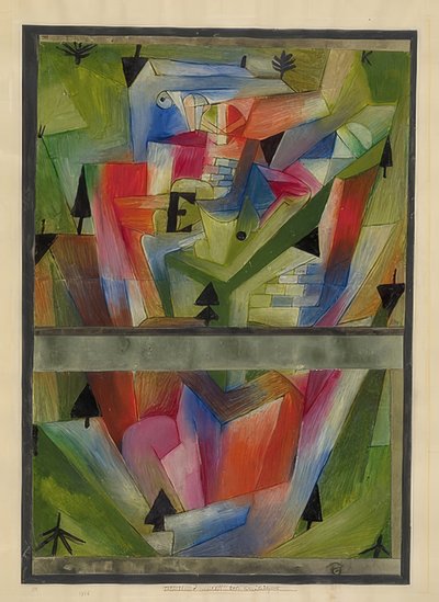 Landscape Near E. (in Bavaria) by Paul Klee