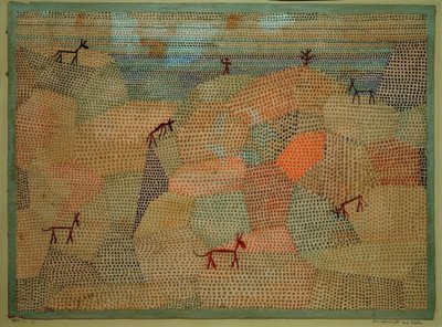 Landscape with Donkeys by Paul Klee