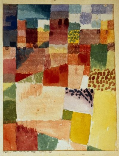 Motif from Hammamet by Paul Klee