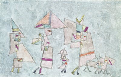 Promenade in the Orient by Paul Klee