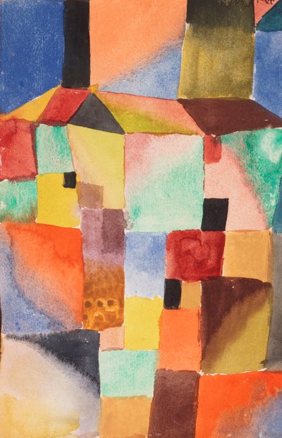 Red/Green Orange/Blue by Paul Klee