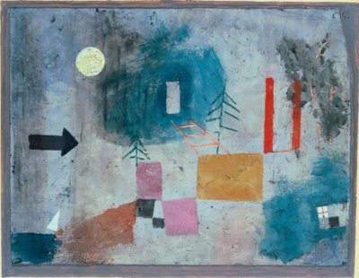 Passing Red Columns by Paul Klee