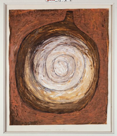 Rounded Bottle by Paul Klee