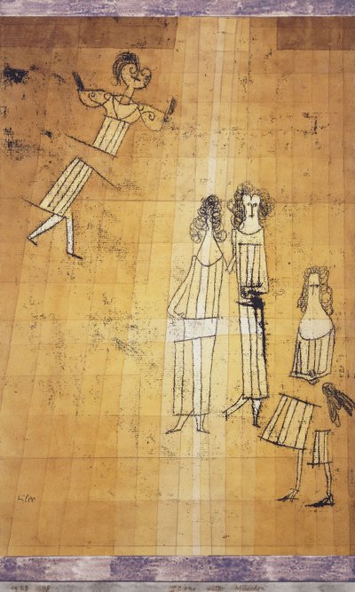 Scene among Girls by Paul Klee