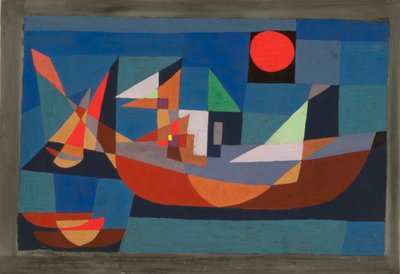 Ships at Rest by Paul Klee