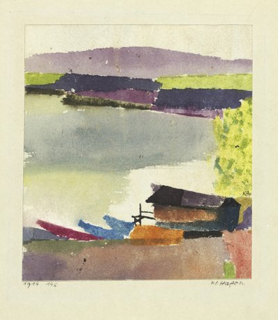 Small Harbour, 1914 by Paul Klee
