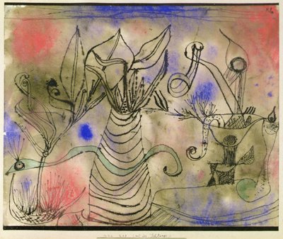 Still Life with Snake by Paul Klee