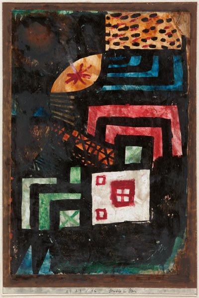 Study in Stone by Paul Klee