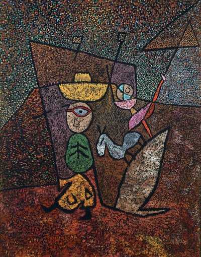 The Travelling Circus by Paul Klee