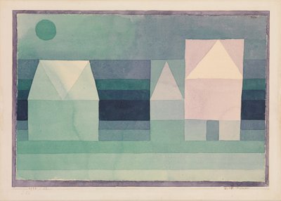 Three Houses by Paul Klee