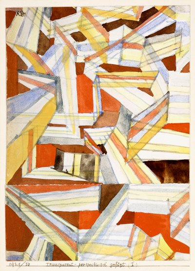 Transparent-Perspective Point by Paul Klee
