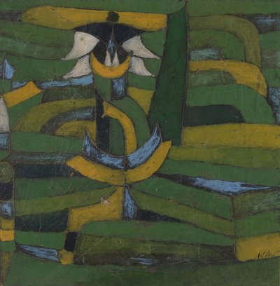 White Blossom in the Garden by Paul Klee