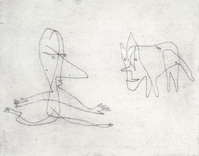 Why Does He Run? by Paul Klee