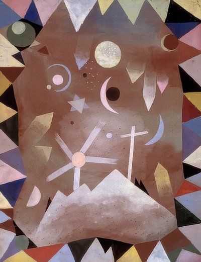 Over Mountain Heights. 1917 by Paul Klee