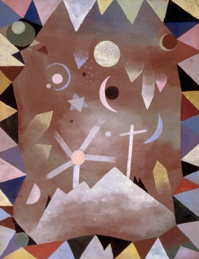 Above Mountain Summit, 1917 by Paul Klee