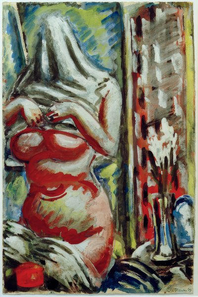 Seated Nude by Paul Kleinschmidt