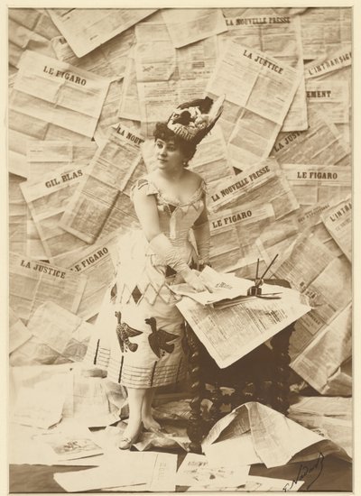 Mlle Beaumaine, Théâtre des Variétés by Paul Nadar