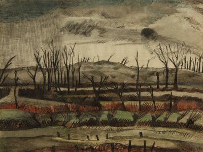 Desolate Landscape, Ypres Salient by Paul Nash