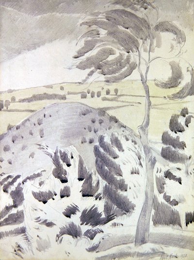 Hill and Tree by Paul Nash