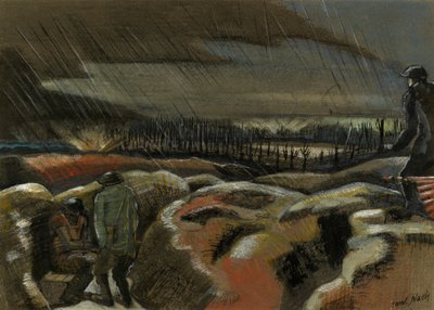 Shellburst, Zillebeke by Paul Nash