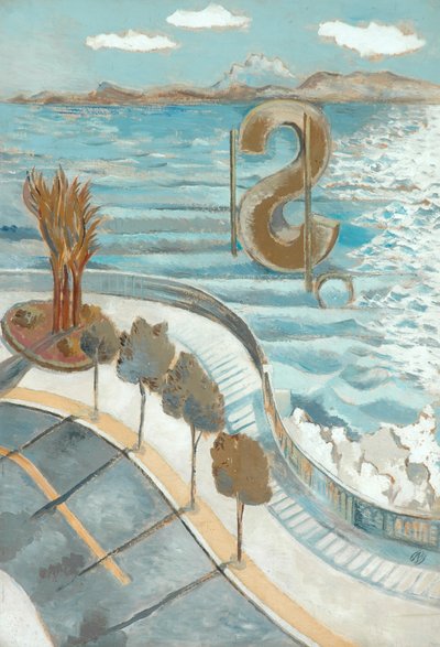 View from a Window, Nice by Paul Nash