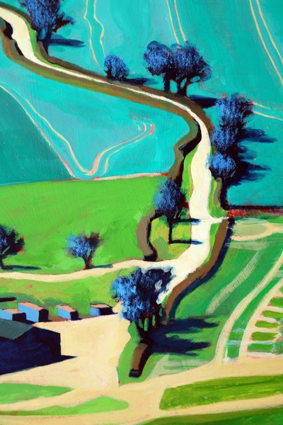 Country Lane Summer by Paul Powis