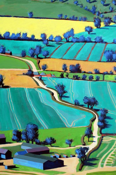 Country Lane Summer II by Paul Powis