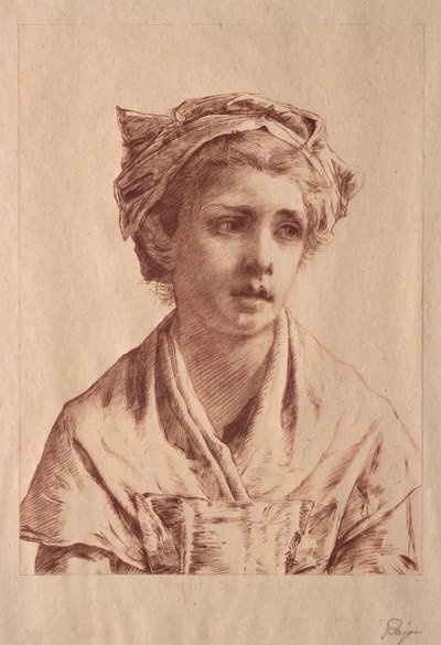 Young Girl by Paul Rajon