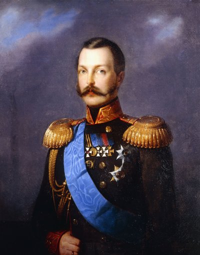 Portrait of Tsar Alexander II by Paul Rizzoni