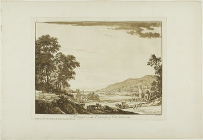 Bangor in the County of Caernarvon by Paul Sandby