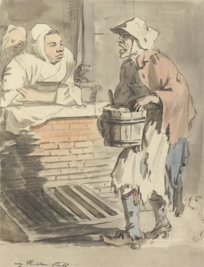 London Cries- Any Kitchen Stuff by Paul Sandby