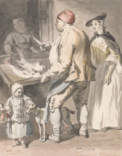 London Cries: A Fishmonger by Paul Sandby