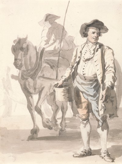 London Cries: A Tinker and His Wife by Paul Sandby