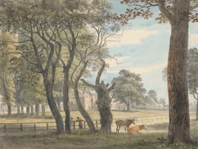 The Gunpowder Magazine, Hyde Park by Paul Sandby
