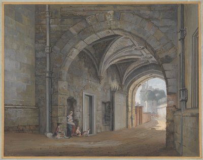 The Queen Elizabeth Gate by Paul Sandby
