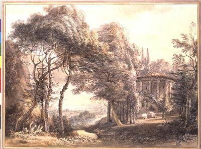 The Round Temple by Paul Sandby