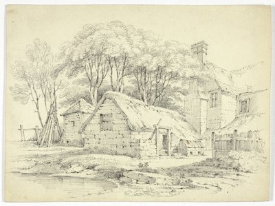 Farm Buildings by Paul Sandby Munn