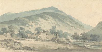Landscape at Beddgelert, North Wales by Paul Sandby Munn