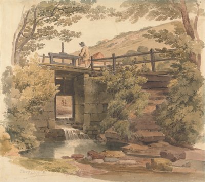 The Sluice Gate near Slough by Paul Sandby Munn