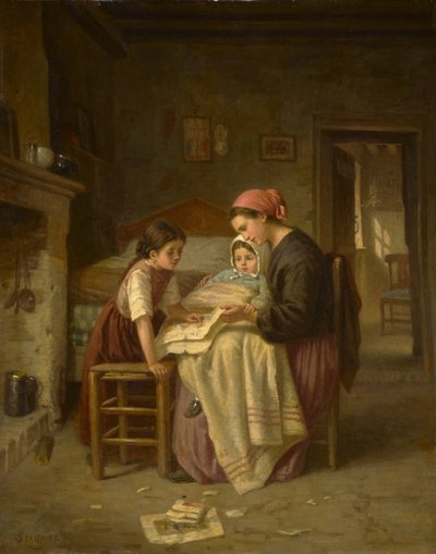 The Sick Child by Paul Seignac