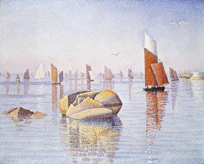 Concarneau, Quiet Morning by Paul Signac