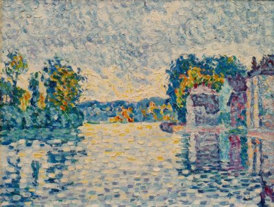The Seine at Samois by Paul Signac