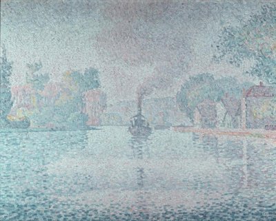 The Seine at Samois by Paul Signac