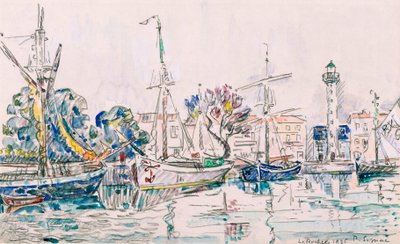 La Rochelle, 1925 by Paul Signac