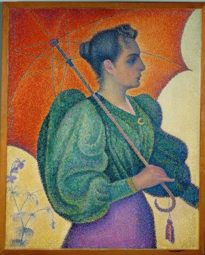 Woman with a Parasol by Paul Signac