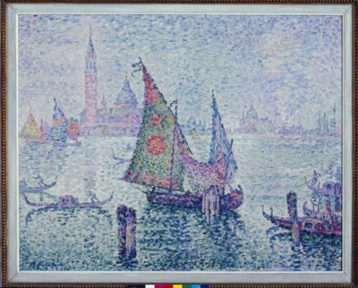 The Green Sail, Venice by Paul Signac